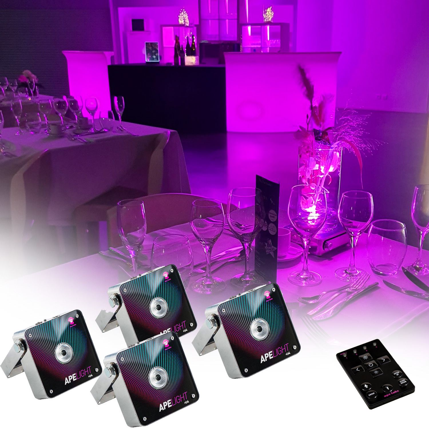 Mise en lumière de la salle